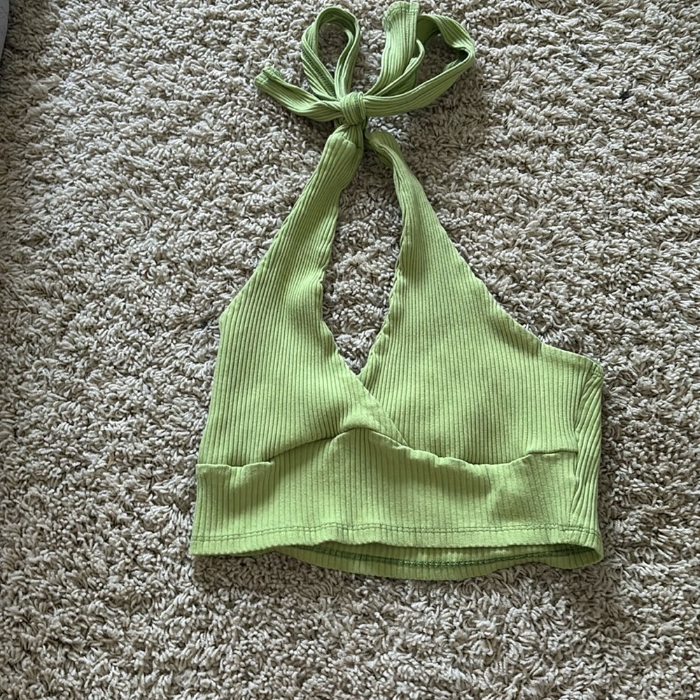 open back, halter top